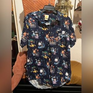 Box Lunch Disney 50th Anniversary Button Down-Never Worn-XL